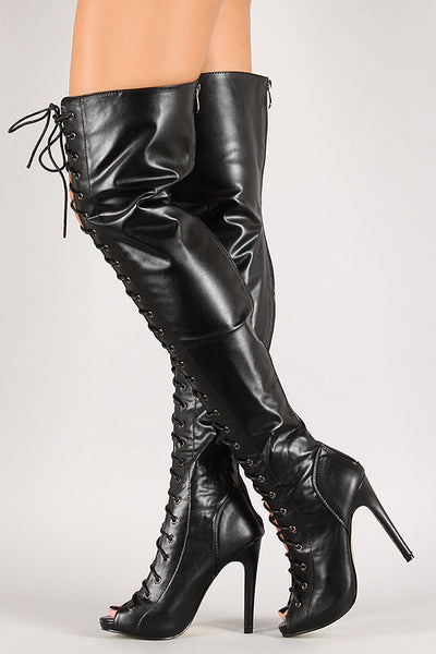 【PORTERNA】Koiche open toe boots Amazon.com: ZBYY Womens Peep Toe Ankle Booties Chunky Heels