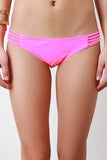 Solid Cut Out Bikini Brief