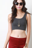 Simple Knit Crop Top