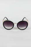 Metallic Frame Cat Eye Sunglasses