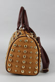 Studded Barrel Bag