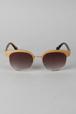 Round Clubmaster Sunglasses