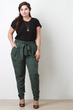 Relaxed Fit Patterned Pants