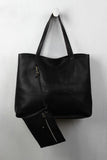 Reversible Suede And Leather Tote Bag