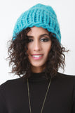 Bright Oversize Knit Beanie