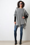 Tribal Diamond Knit Dolman Sweater Top