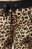 Leopard Print Jogger Pants