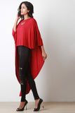 Dolman High-Low Cape Top