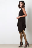 Twisted Cowl Sleeveless Cocoon Top