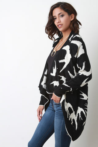 Sparrow Silhouette Knit Cardigan