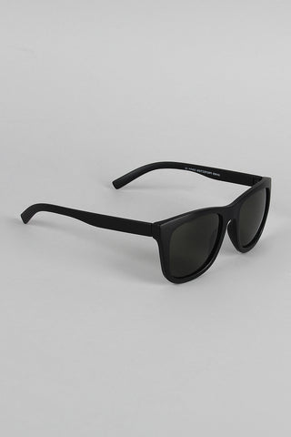 Matte Wayfarer Rectangle Style Sunglasses