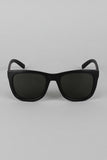 Matte Wayfarer Rectangle Style Sunglasses