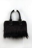 Faux Fur Satchel Bag