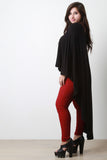 Longline Drape Poncho