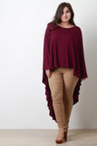 Longline Drape Poncho