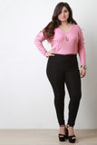 Tulip Waist Stretchy Skinny Pants