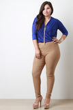 Tulip Waist Stretchy Skinny Pants