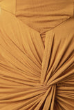 Knotted Twisted Asymmetrical Dress
