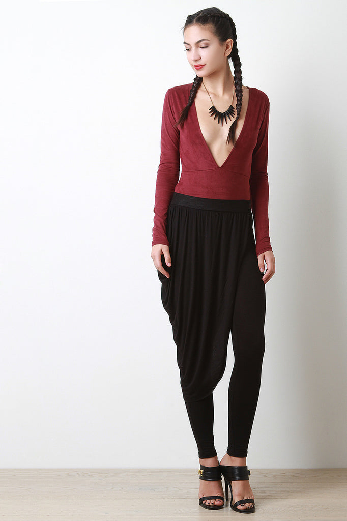 Jersey clearance drape skirt