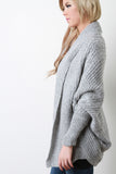 Thick Knit Dolman Sleeve Cardigan