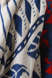 Tribal Thick Knit Asymmetrical Cardigan