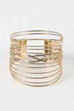 Fused Bangle Cuff Bracelet