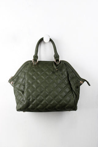 Quilted Hexagon Handbag